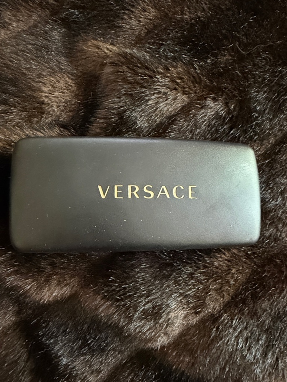 Versace NWT dark green lens Aviator / Shield Sunglasses with Gold Accents - Picture 4 of 6